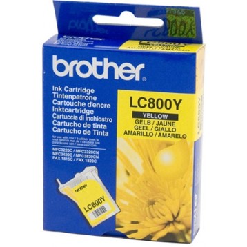 Rašalinė kasetė Brother LC800Y | geltona