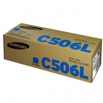 Lazerinė kasetė Samsung CLT-C506L | didelės talpos | žydra