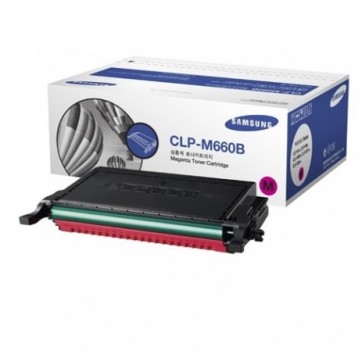 Lazerinė kasetė Samsung CLP-M660B | didelės talpos | purpurinė